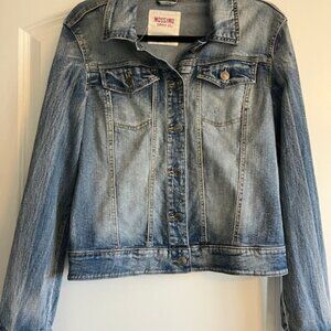 Mossimo faded jeans jacket, size L, good condition